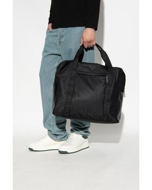 Emporio Armani Handbag With Logo, - Black