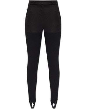 Coperni Pants With Elastic Foot Strap - Black