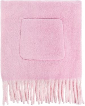 Burberry Scarf With Hood - Pink