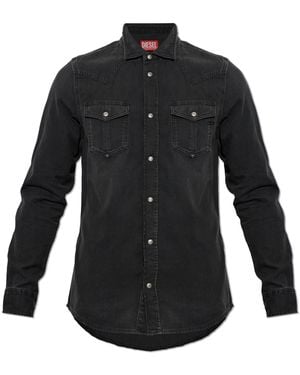 DIESEL Denim Shirt 'D-Vega' - Black