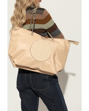 Tory Burch "Ella" Shopper Bag - Black