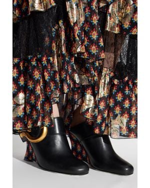 Etro Wedge Heel Slides - Black