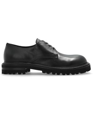 Giorgio Armani Leather Shoes - Black