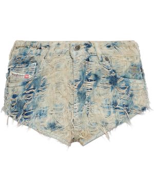 DIESEL Denim Shorts 'De-Jizz-Fsh1' - Blue