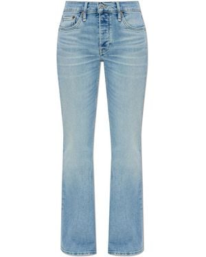 RE/DONE Jeans With Flared Legs - Blue