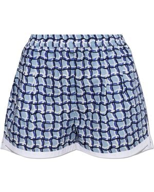 Marni Patterned Shorts - Blue