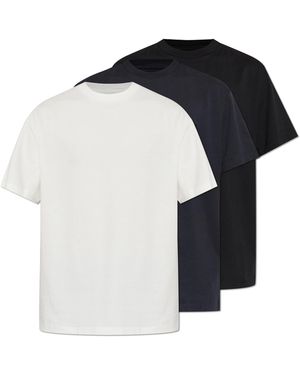 Jil Sander Three-Pack Of Cotton T-Shirts - Black