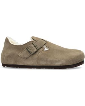 Birkenstock "London Shearling" Shoes - Brown