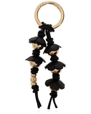 MICHAEL Michael Kors Beaded Keychain - Black