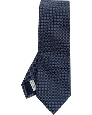 Ferragamo Silk Tie - Blue