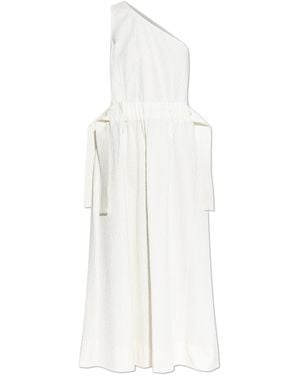 Tory Burch One-Shoulder Dress - White