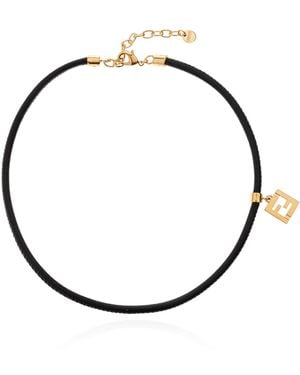 Fendi Leather Bracelet - Metallic