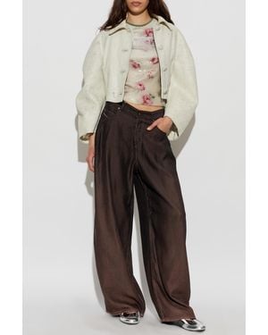 DIESEL Pants '1987 D-Khelz-B-S' - Brown