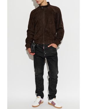 DSquared² Leather Jacket - Black