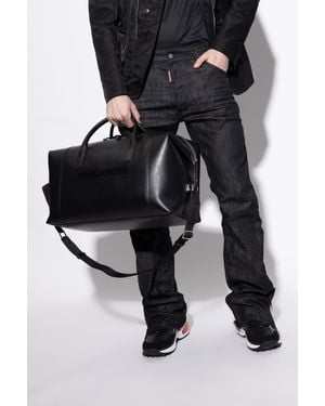 DSquared² Handbag With Logo - Black