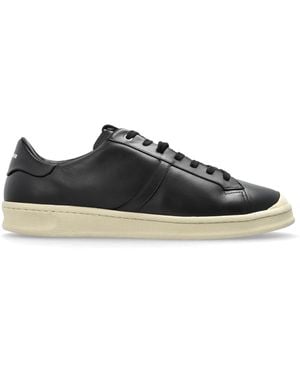 Jil Sander Leather Sports Shoes - Black