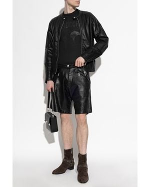 DSquared² Waxed Shorts - Black