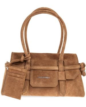DSquared² Suede Handbag - Brown