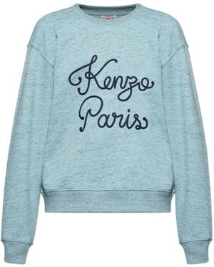 KENZO Sweatshirt With Logo - Blue