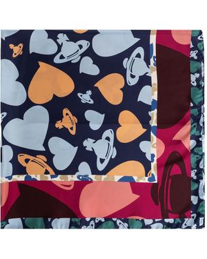 Vivienne Westwood Silk Scarf - Blue