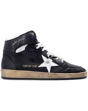 Golden Goose High-Top Trainers 'Sky Star' - Black