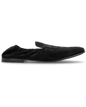 Dolce & Gabbana 'Ariosto' Suede Shoes - Black