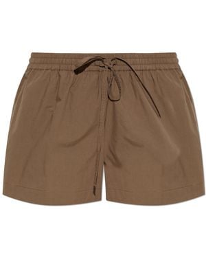 Matteau Cotton Shorts - Brown