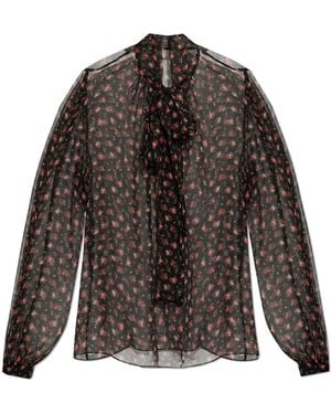 Dolce & Gabbana Silk Shirt - Brown