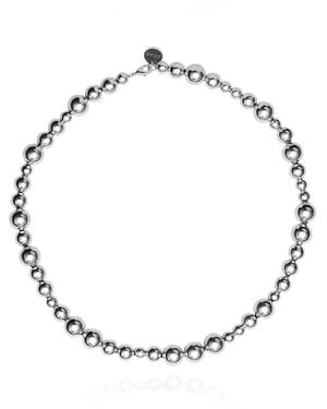 LIE STUDIO Necklace 'The Elly' - Metallic
