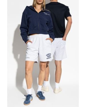 Sporty & Rich Shorts From The '47 & The New York Yankees' Collection - Blue