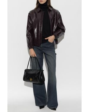 Courreges Wide-Leg Jeans - Black