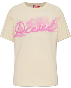 DIESEL T-Shirt 'T-Normy-Aa3' - Pink