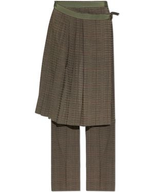 Dries Van Noten 'Prestona' Pleated Pants - Green