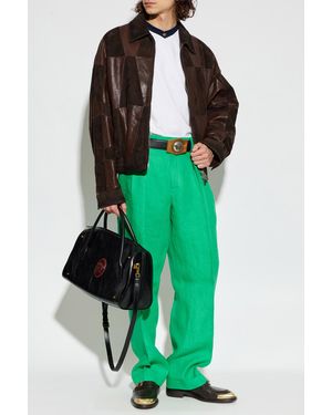 Versace Pleated Pants - Green
