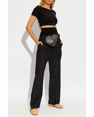 Alaïa Pants With Elastic Waistband - Black