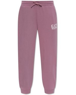 EA7 Joggers From The 'Sustainability' Collection - Purple