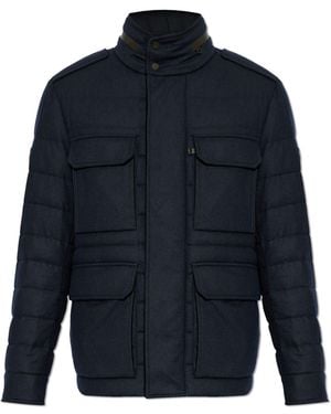 Moncler Down Jacket Munt - Blue