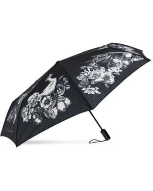Moschino Folding Umbrella - Black