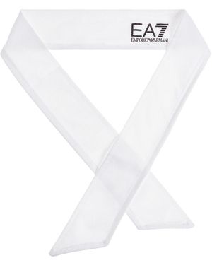 EA7 Tennis Headband - White