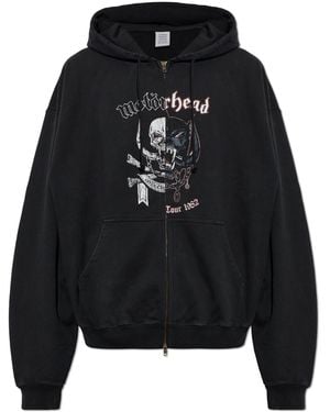 Vetements Sweatshirt With Print - Black