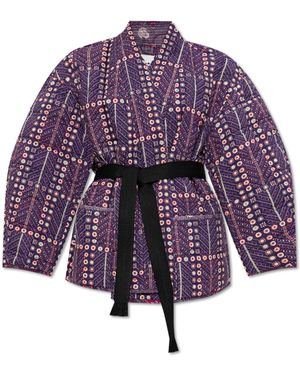Isabel Marant Quilted Jacket Chancel - Purple