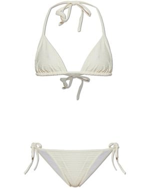 Balmain Two-Piece Swimsuit - White