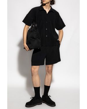 Homme Plissé Issey Miyake Pleated Shorts - Black