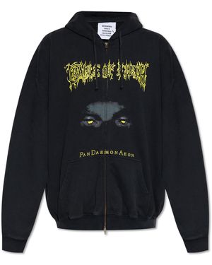 Vetements Oversize Sweatshirt, - Black