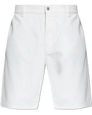 Balmain Denim Shorts - White