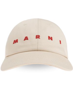 Marni Baseball Cap - Natural