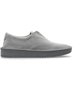 Giorgio Armani Suede Sports Shoes - Grey