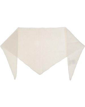 Lisa Yang 'Mairi' Cashmere Scarf - White