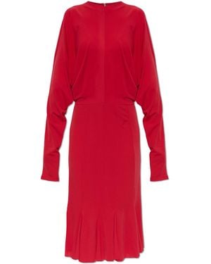 Jacquemus 'Losange' Long-Sleeved Dress - Red