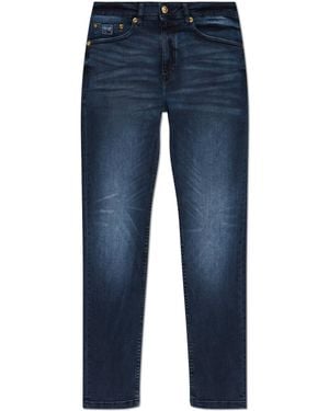 Versace Jeans Couture Jeans With Tapered Legs - Blue